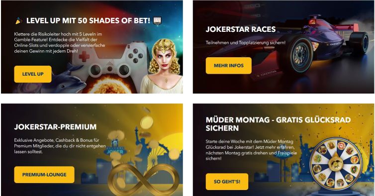 Spielen Sie im JokerStar Casino